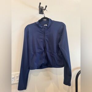 Navy Blue Athletic Jacket
